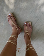EK The Label Athena Sandals Lace Up Sandals
